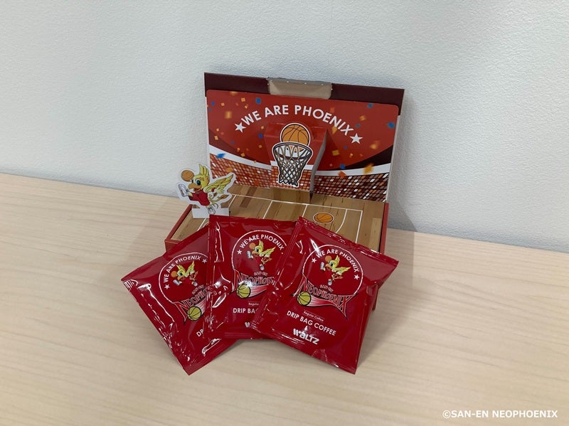 新商品】三遠ネオフェニックス×ワルツ コラボコーヒー販売の